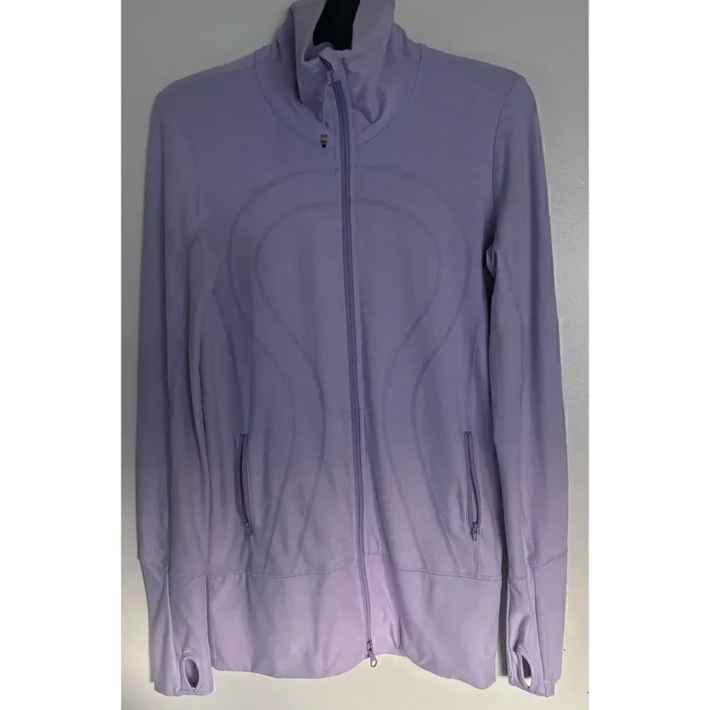 Lululemon In Stride Jacket Heathered Lilac Size 6 / excellent